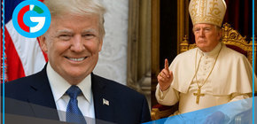 Presidente de EE.UU. publica imagen como papa días antes del cónclave