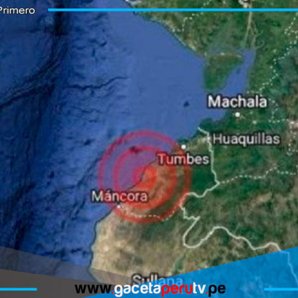 Fuerte sismo de magnitud 5.2 sacude Tumbes esta mañana 