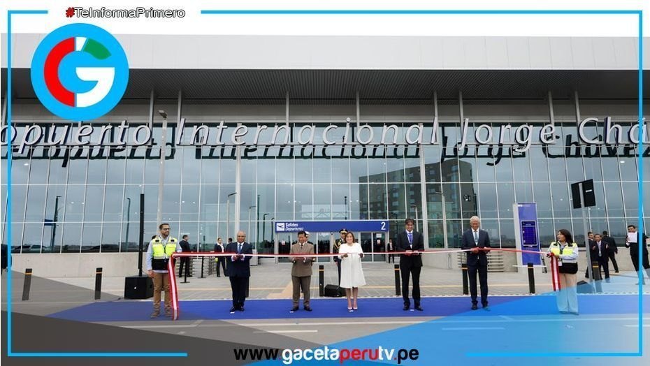 “Presidenta Dina Boluarte inaugura moderna terminal del Aeropuerto Jorge Chávez”