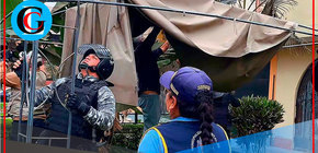 Municipalidad de Comas notifica a vecinos por invadir vía pública