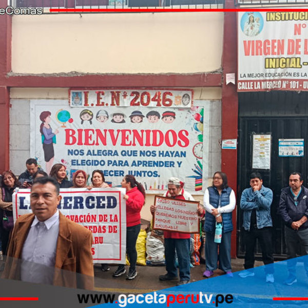 Padres protestan en Comas por hospital frente a colegio, impiden evacuación en caso de sismo