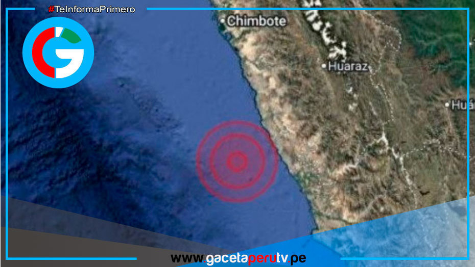 Sismo 3.7 sacude costa de Áncash sin causar daños materiales