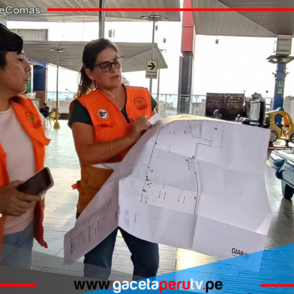 Municipalidad de Comas inspecciona Plaza Vea por filtraciones