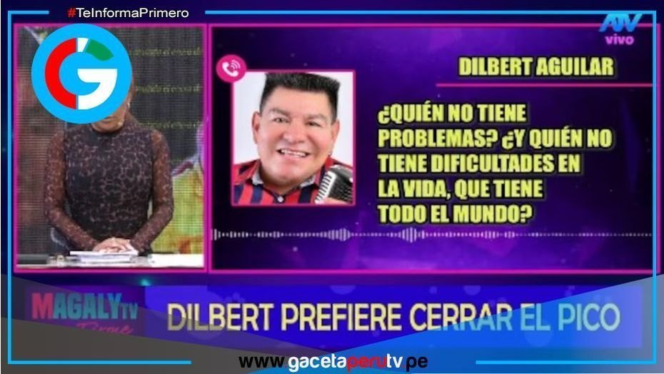 Dilbert Aguilar responde sobre infidelidad de su esposa Jhazmín Gutarra