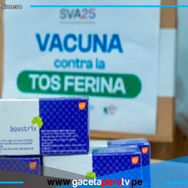 Minsa distribuye más vacunas contra peligrosa tos ferina