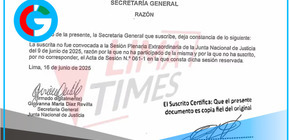 Filtran acta en la que se acordó reponer a Patricia Benavides