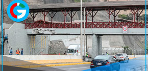 Costa Verde cierra tramo nocturno para reparar puente peatonal Barranco