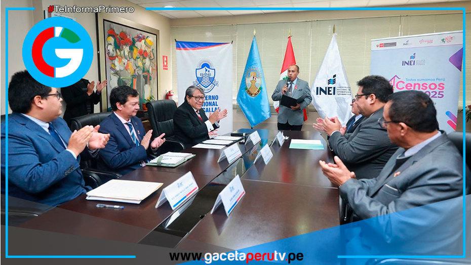 INEI y Gore Callao coordinan entrega de valiosa información censal