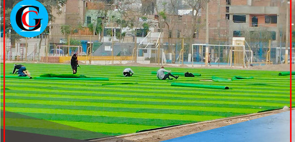 Ulises Villegas moderniza tres campos deportivos en Comas