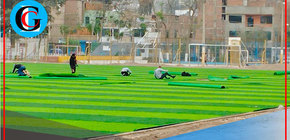 Ulises Villegas moderniza tres campos deportivos en Comas