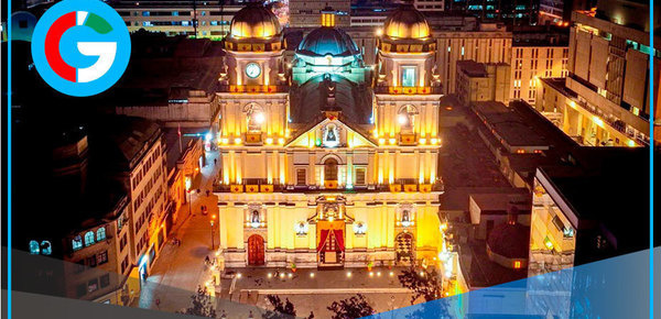 Iluminan iglesia y plazuela San Pedro con luces artísticas LED