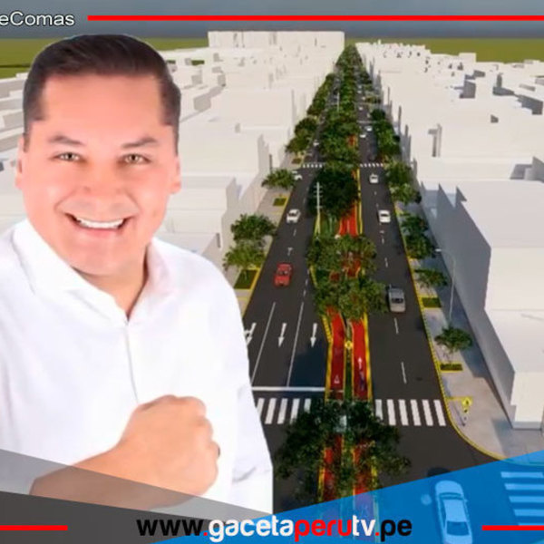 Reconstruirán Av. Los Pinos con moderna ciclovía de asfalto