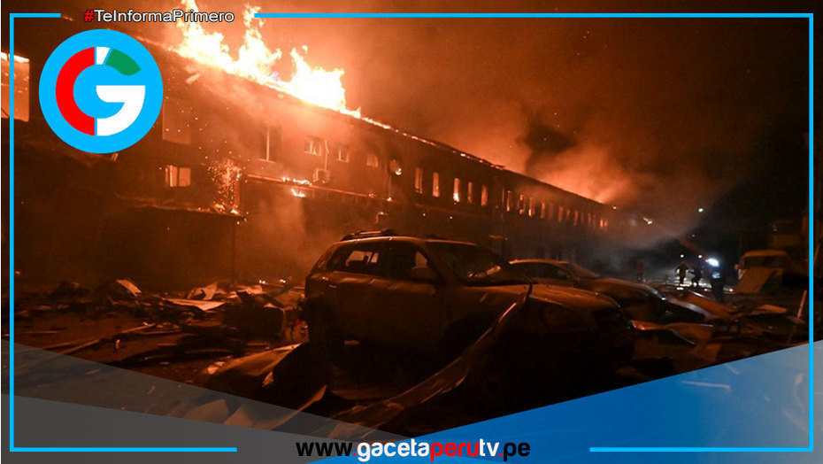 Ucrania amanece entre humo en uno de los peores ataques rusos