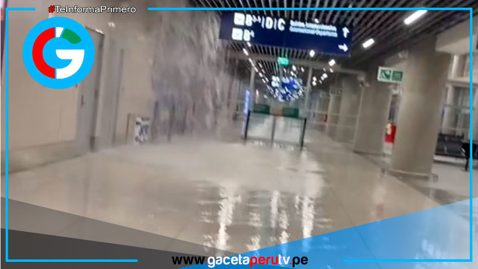 Fuga de agua en Jorge Chávez fue controlada rápidamente
