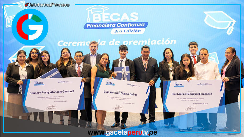 Financiera confianza lanza convocatoria nacional de becas para hijos de emprendedores