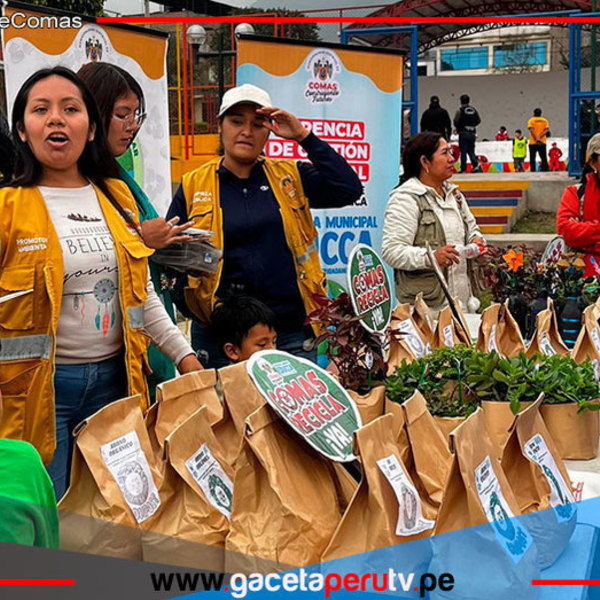 Promotores enseñan manejo de residuos sólidos en Collique