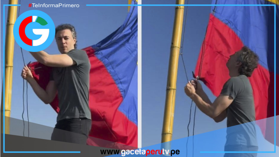 Precandidato aliado a Gustavo Petro iza bandera extranjera en Isla Chinería