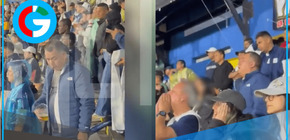 Congresista es captado en estadio mientras el Pleno sesionaba