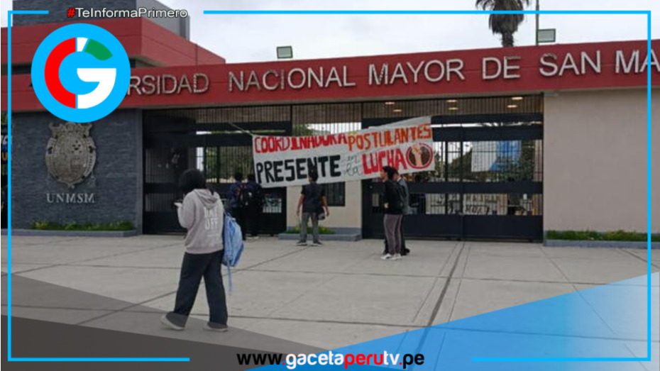 San Marcos: estudiantes ocupan campus y examen de admisión es postergado.