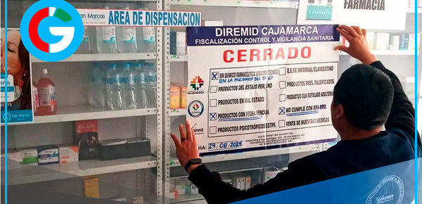 Cajamarca: intervienen más de 700 farmacias y boticas 