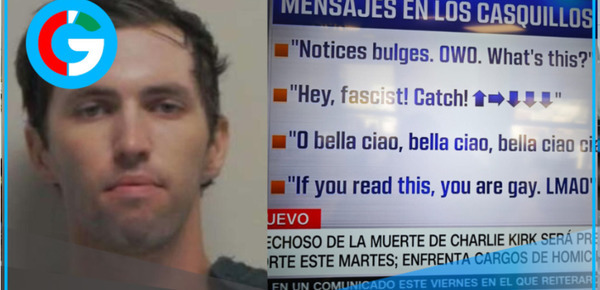 Hallan mensajes sarcásticos y antifascistas en casquillos usados por autor del crimen Kirk