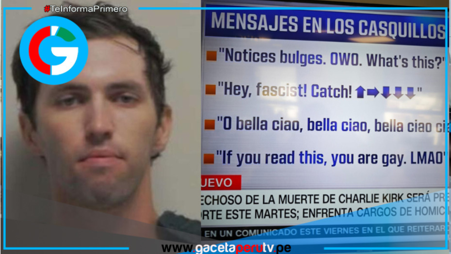 Hallan mensajes sarcásticos y antifascistas en casquillos usados por autor del crimen Kirk