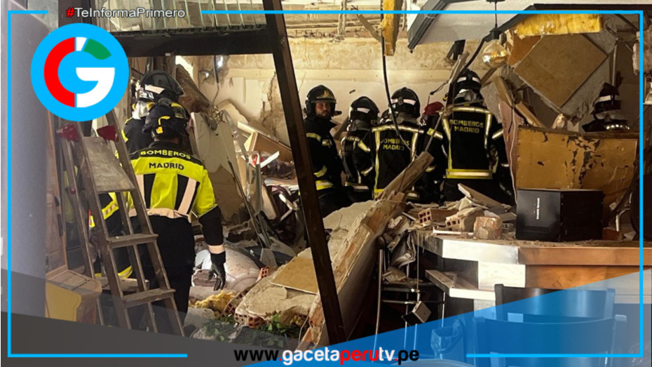Madrid: explosión en bar deja al menos 21 personas heridas