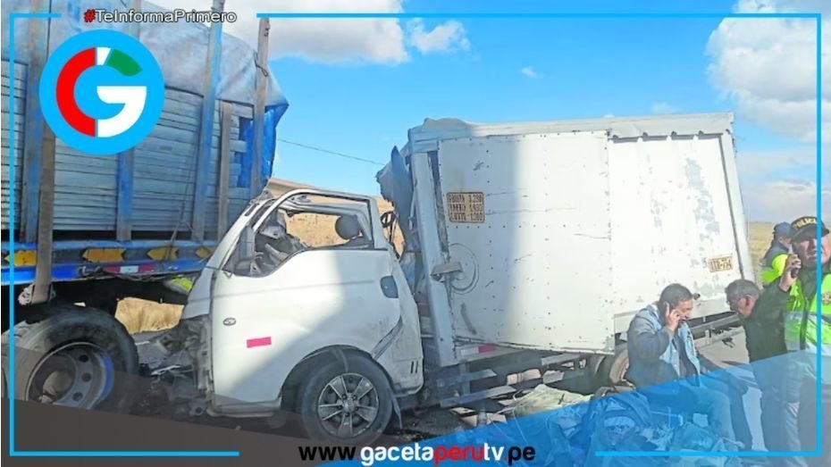 Choque en la Carretera Central, entre Pasco y La Oroya, deja una persona muerta