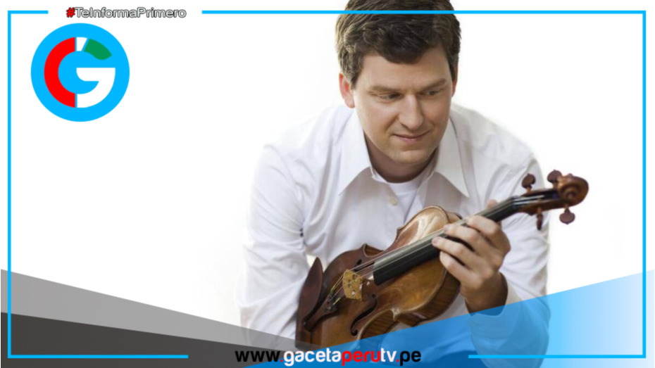 El reconocido violinista James Ehnes se presenta en el Teatro Municipal.