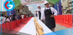 Récord mundial en La Victoria (Chiclayo): elaboran el choripán más grande