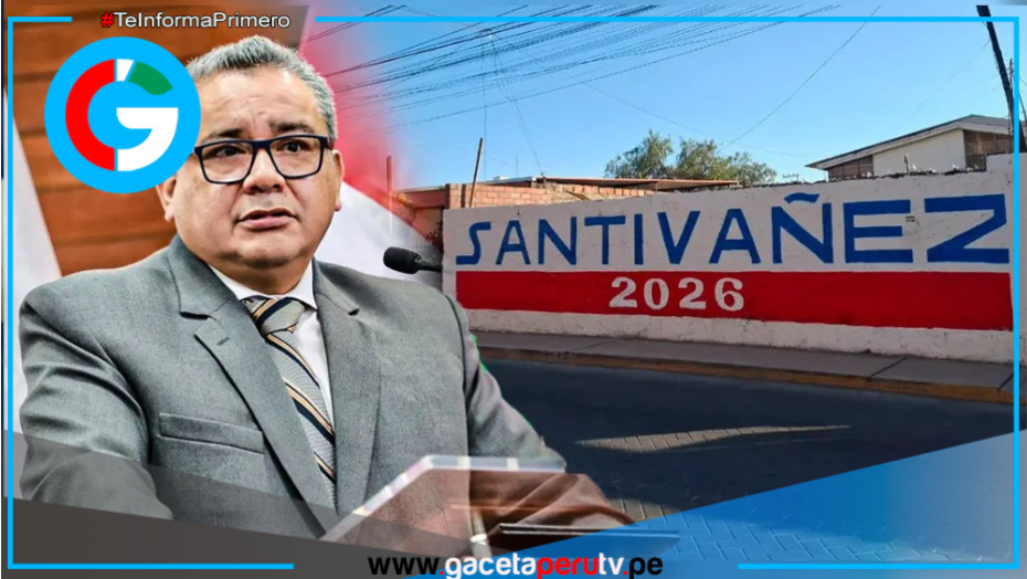 Aparecen pintas que sugieren candidatura de Juan José Santiváñez al Senado en Arequipa (2026)