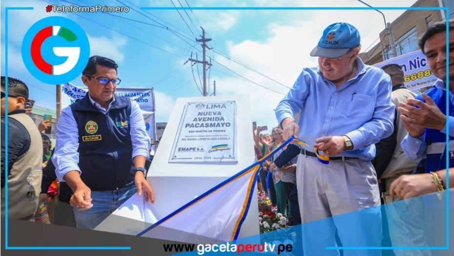 Vecinos de San Martín celebran renovación total de avenida Pacasmayo
