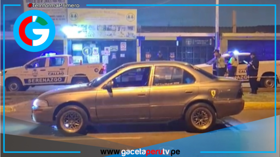 Ejecutan a tiros a conductor de colectivo en el Callao