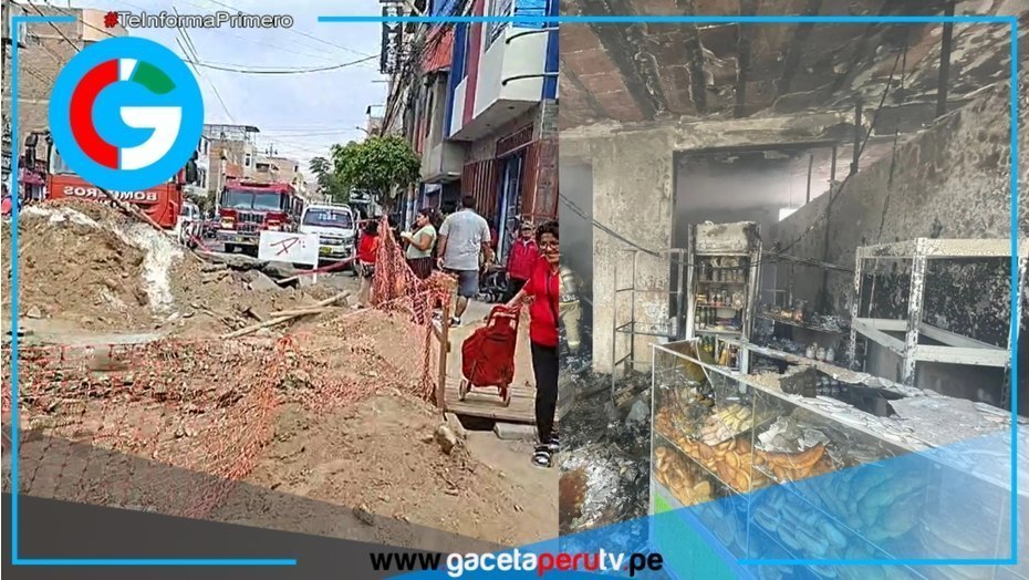 Incendio destruye por completo panadería en distrito El Porvenir, Trujillo