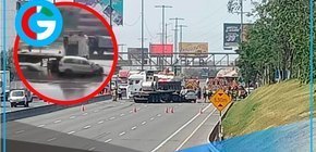 Camioneta queda destrozada tras choque con poste en Panamericana