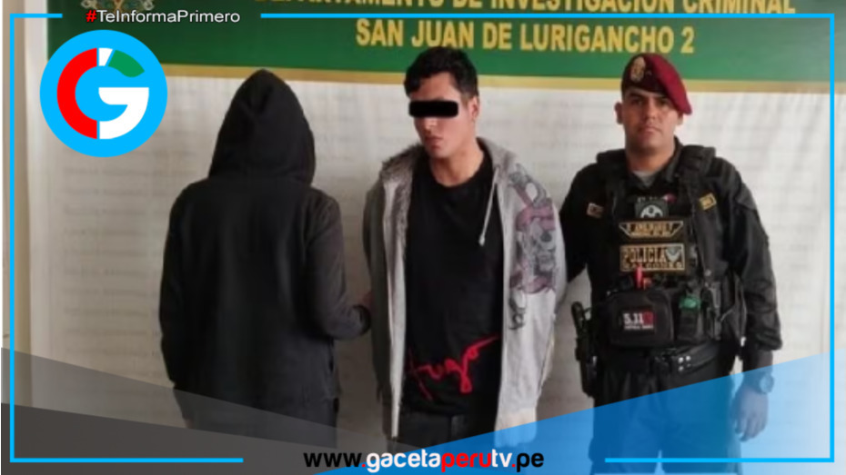 Presunto jefe de 'Los Zánganos de SJL' cae en operativo policial