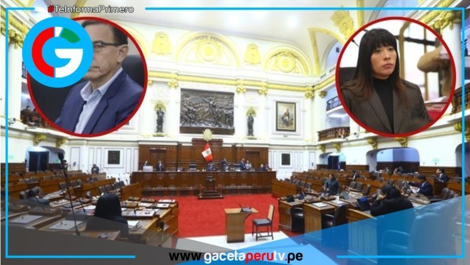Comisión Permanente evalúa denuncias contra Vizcarra y Betssy Chávez