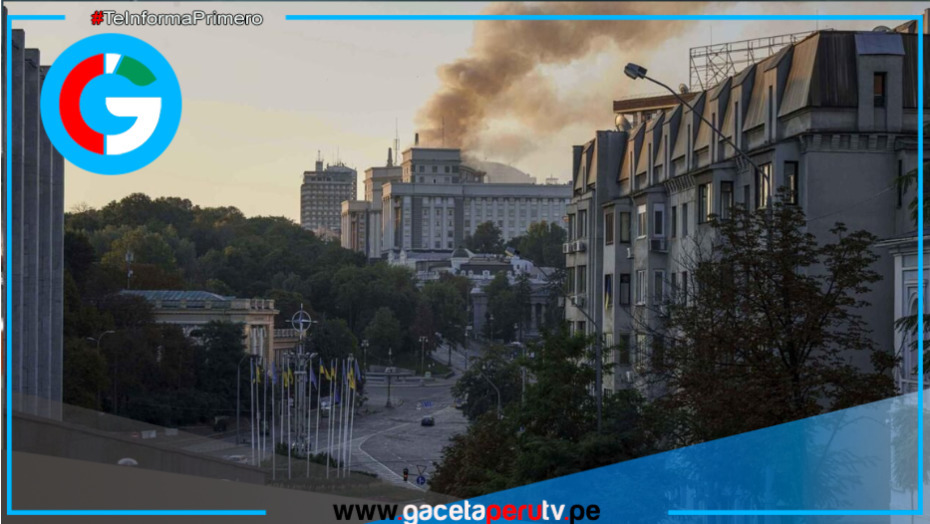 Rusia lanza el mayor ataque aéreo a Ucrania: edificio gubernamental dañado por primera vez
