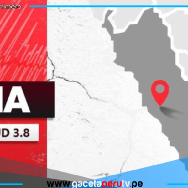 Temblor de magnitud 3,8 se registró esta mañana a 20 km al oeste de Mala