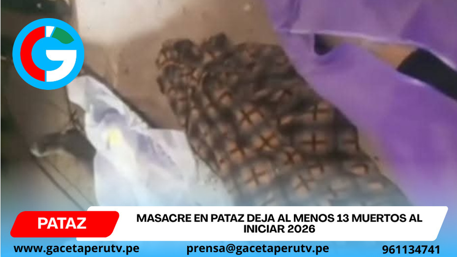 Masacre en Pataz deja al menos 13 muertos al iniciar 2026
