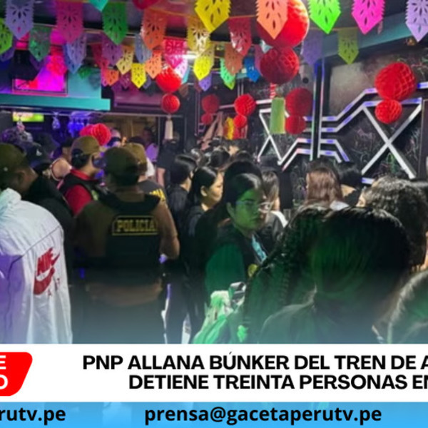 PNP allana búnker del Tren de Aragua y detiene treinta personas en SJL