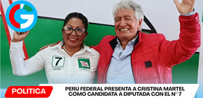 Perú Federal presenta a Cristina Martel como candidata a Diputada con el N° 7