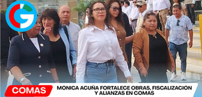 Alcaldesa Mónica Acuña fortalece obras, fiscalización y alianzas en Comas