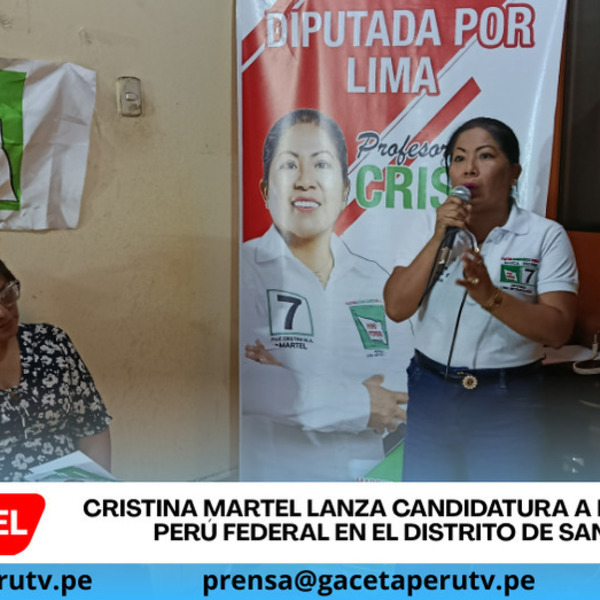 San Miguel respalda candidatura de Cristina Martel a Diputada