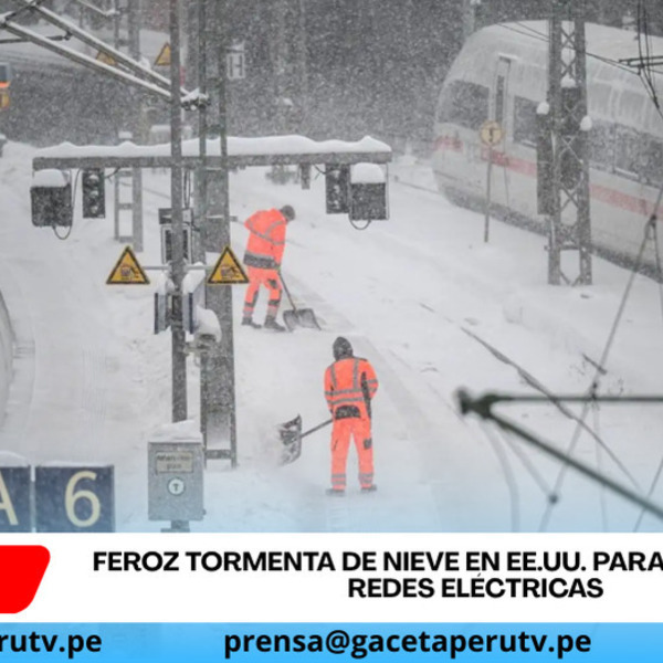 Feroz tormenta de nieve en EE.UU. paraliza vuelos y redes eléctricas