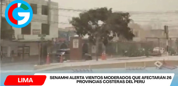 Senamhi alerta vientos moderados que afectarán 26 provincias costeras del Perú