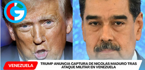 Trump anuncia captura de Nicolás Maduro tras ataque militar en Venezuela