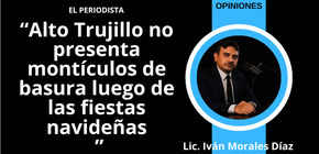 Alto Trujillo no presenta montículos de basura luego de las fiestas navideñas 
