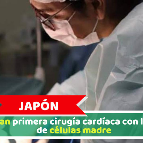 Japón: Realizan primera cirugía cardíaca con láminas de células madre