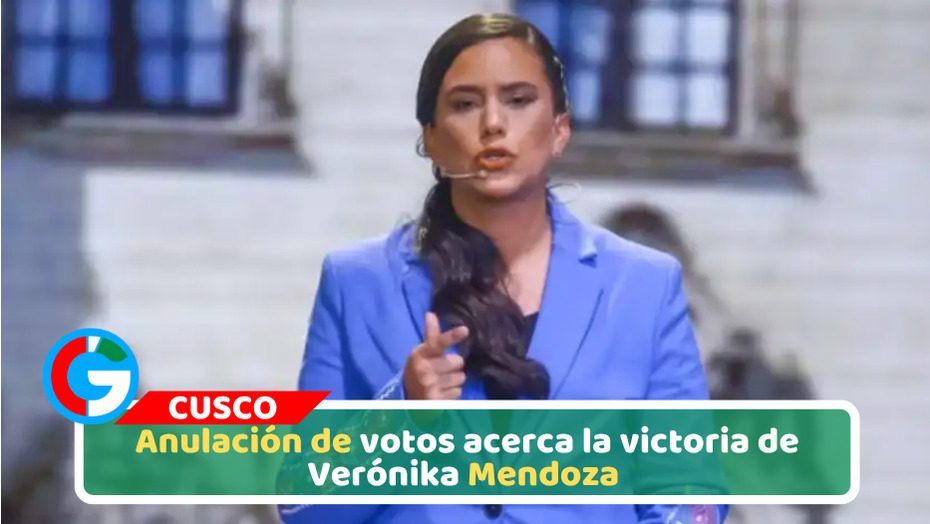 Anulación de votos acerca la victoria de Verónika Mendoza